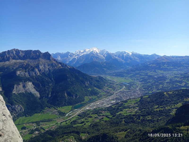 Sallanches vue des tour d'areu