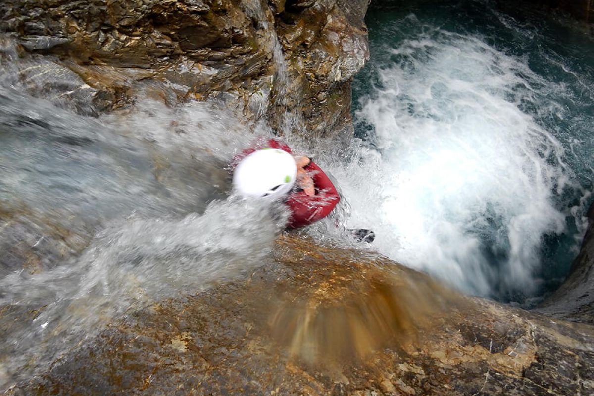 Photo canyoning near Saint-Gervais-Mont-Blanc