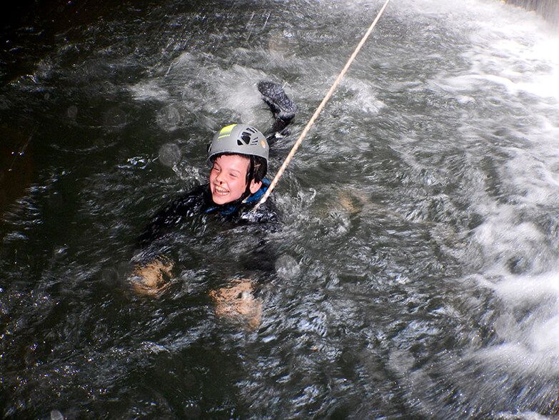 Photo toboggan, canyon proche de Passy