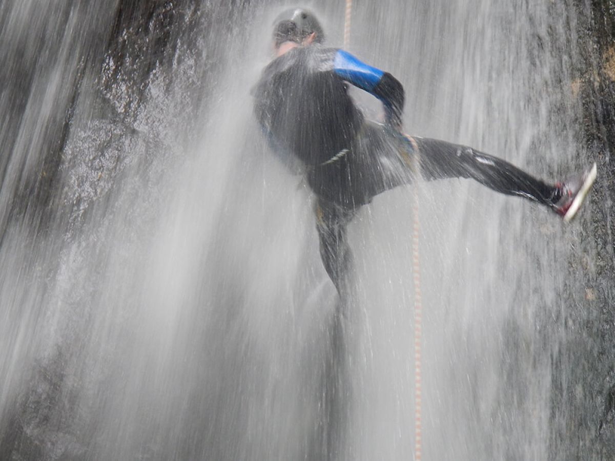 Photo canyoning autour de Saint-Gervais