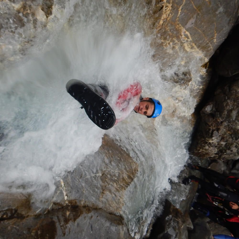 Photo toboggan, canyon proche de Passy
