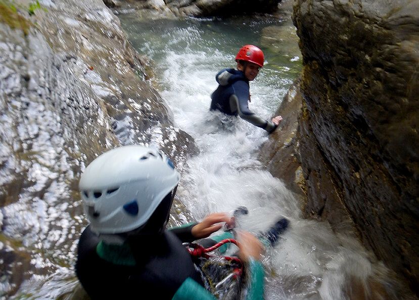 Nyon canyon in Morzine